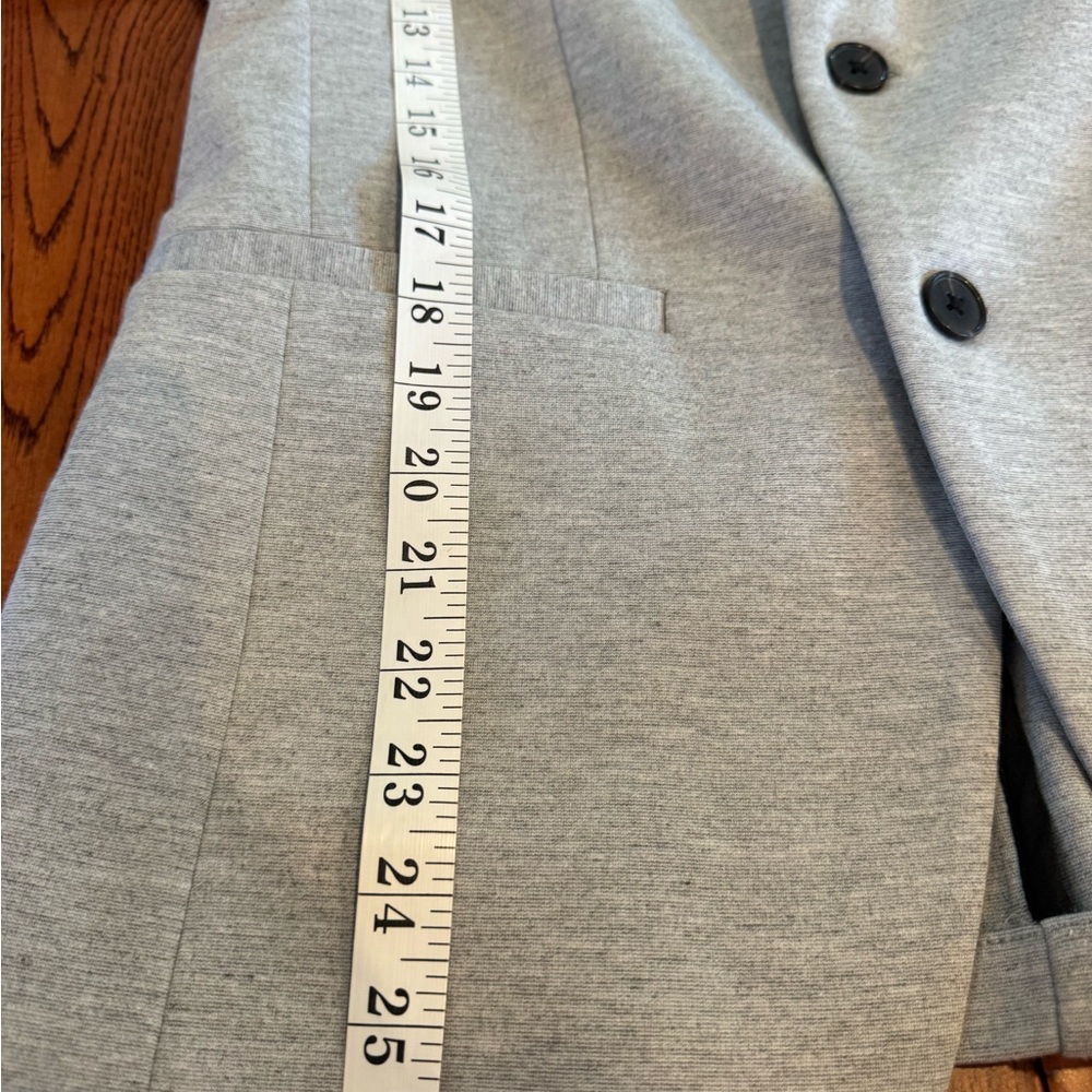 Zara Light Gray Two-Button Blazer - image 7